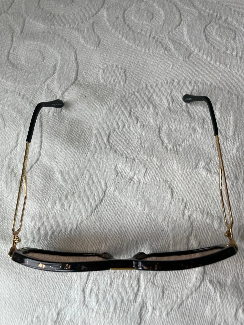 Alpina Genesis Project by Zucchelli brown gold flake pristine Frames 58-12-135